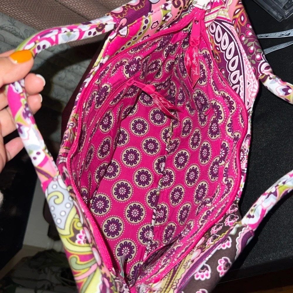 Vera Bradley Fuchsia and Plum Floral Design